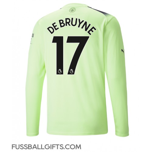 Manchester City Kevin De Bruyne #17 Fußballbekleidung 3rd trikot 2022-23 Langarm